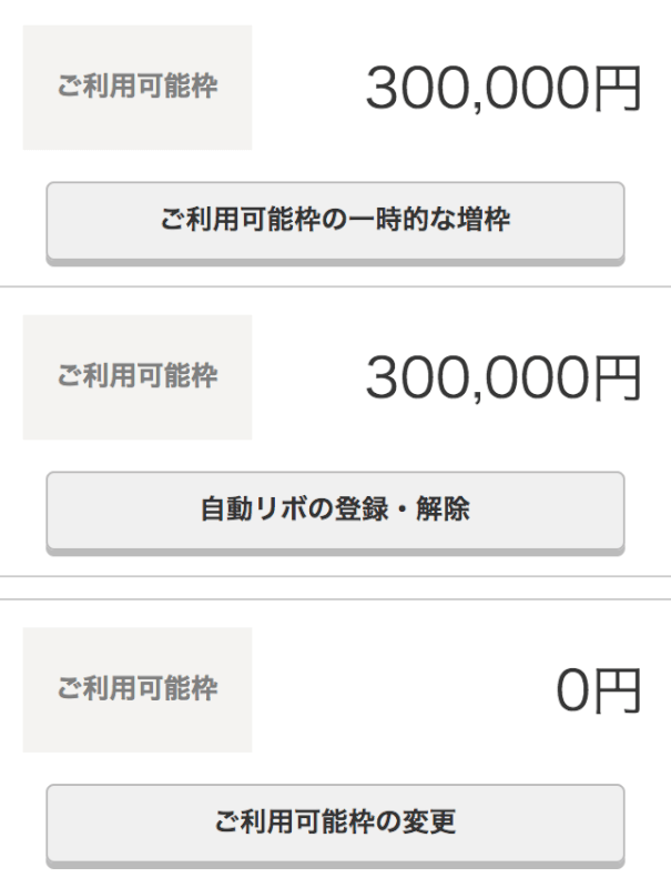 楽天カード・学生・利用限度額