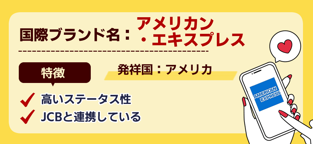クレジットカードブランドおすすめ アメリカン・エキスプレス