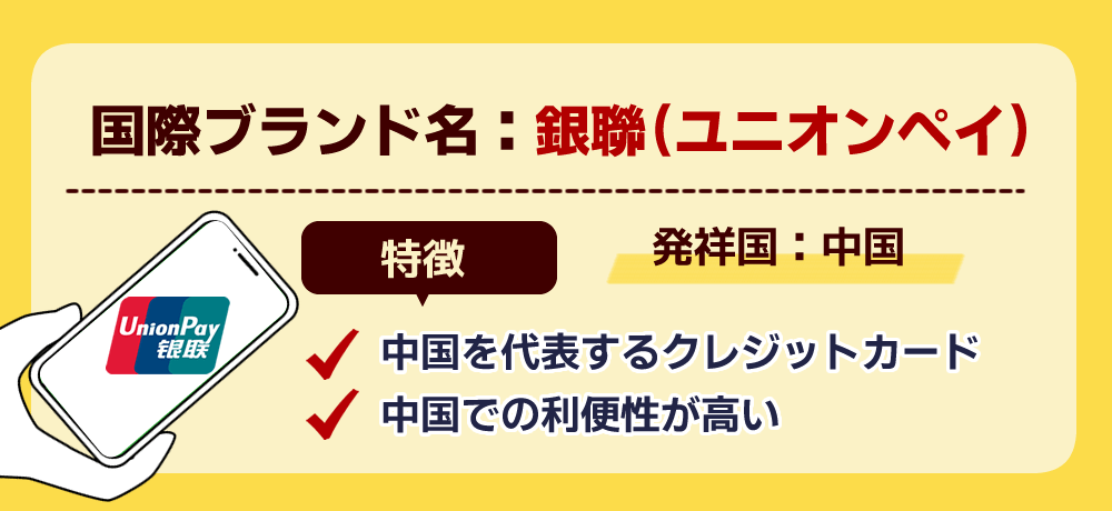 クレジットカードブランドおすすめ ユニオンペイ