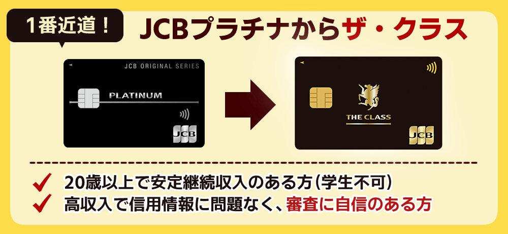 JCBプラチナへ申し込みインビテーションを待つ方法