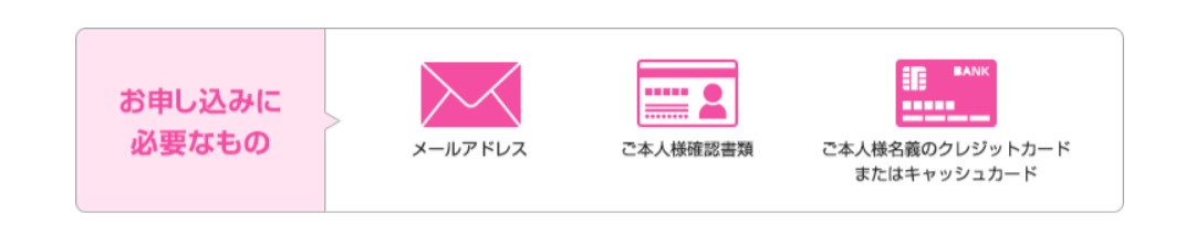 UQモバイル_申込時に必要な物