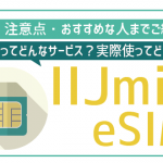 IIJmioのeSIMについて!概要から注意点、申込方法を徹底解説