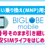 BIGLOBEモバイルへの乗り換え方法!注意点やおすすめのタイミングも解説