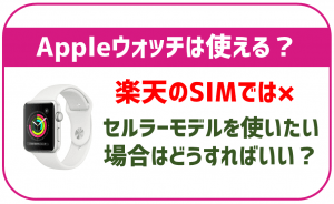 楽天モバイルでアップルウォッチ単体の通信が可能!電話番号シェアサービスとは?