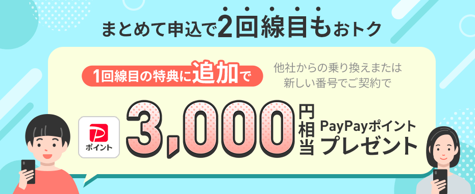 LINEMO追加申し込み