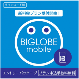 BIGLOBEモバイルのエントリーパッケージ