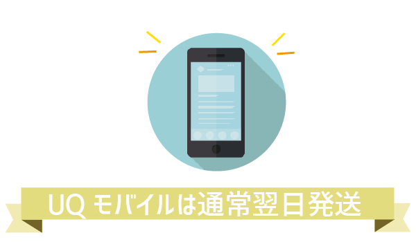 UQモバイル届くまでの日数を時系列で紹介 (1)