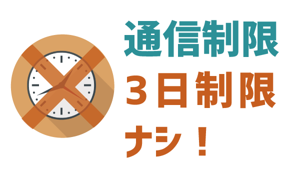 LINEモバイル速度制限。