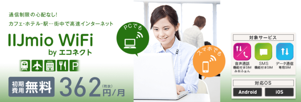 IIJmioWiFiオプション
