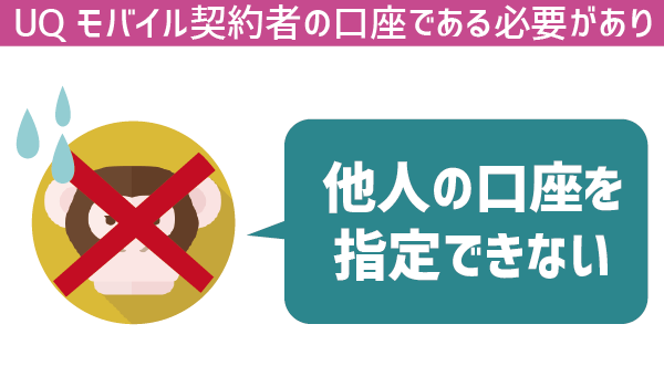 UQモバイル口座振替不可なケース！口振手順に注意点 (6)