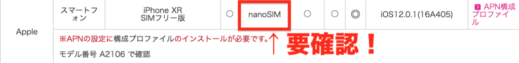 IIJmio動作確認済み端末