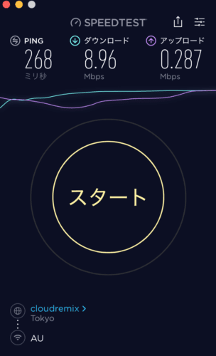 UQモバイルテザリング高速モード