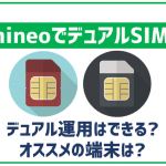 mineoでもデュアルSIMは利用!DSDSとかの意味は?