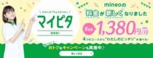 mineoの新プラン「マイピタ」