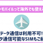 イオンモバイルって海外でも利用出来る?データ通信や料金は?