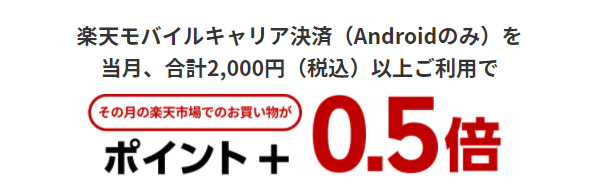 スーパーポイントアッププログラムが+0.5%