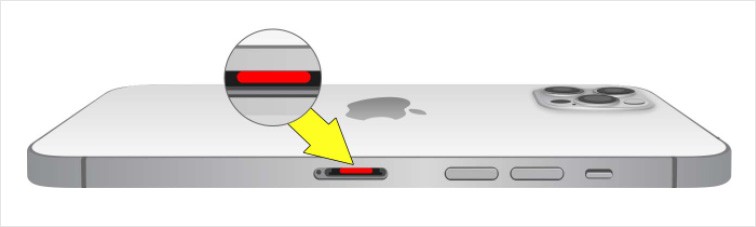 iPhone水濡れインジケーター