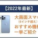 【2025年最新】大画面スマホ(6インチ超え)のおすすめ機種を一挙ご紹介!