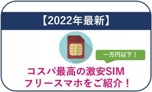 【2025年最新】一万円以下!コスパ最高の激安SIMフリースマホをご紹介!