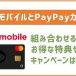 ワイモバイルとPayPayカードを組み合わせるとお得な特典やキャンペーンはある?