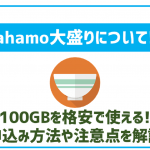 ahamo大盛りは110GB通信できるオプション!料金や注意点を解説