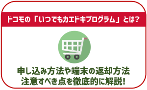ドコモのいつでもカエドキプログラムとは?特徴や利用方法、注意点を解説