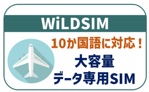 WiLDSIMは10か国語に対応!申し込み方法から特徴まで全紹介!