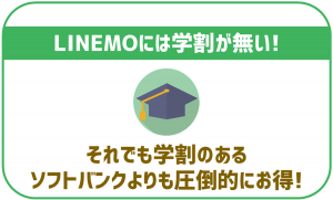LINEMOに学割はない！学生が使う際の注意点は？