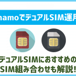 ahamoはデュアルSIM運用も可能!おすすめの組み合わせは?