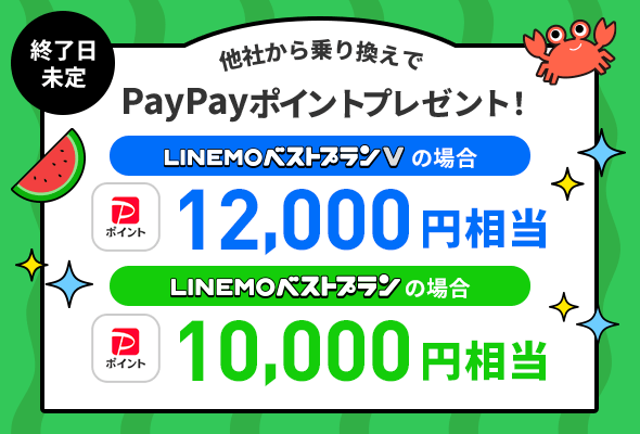 LINEMOキャンペーン